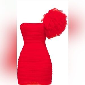 House of CB| Noelle red dress